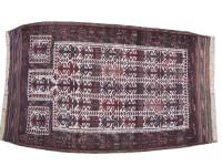 alfombra antiguo Turkmenistán Balutch 88X146 cm