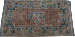 China antigua alfombra seda 67X124 cm